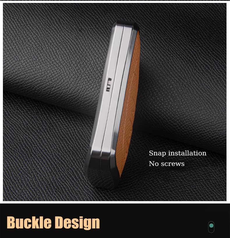 Funda para Llave de Coche para BMW 3/4/5 Series X1 X2 X3 X4 X5 X6 325Li 530 i3 iX3,Funda de Cuero TPU para Llave de Coche,Carcasa de protección Completa,C-Black