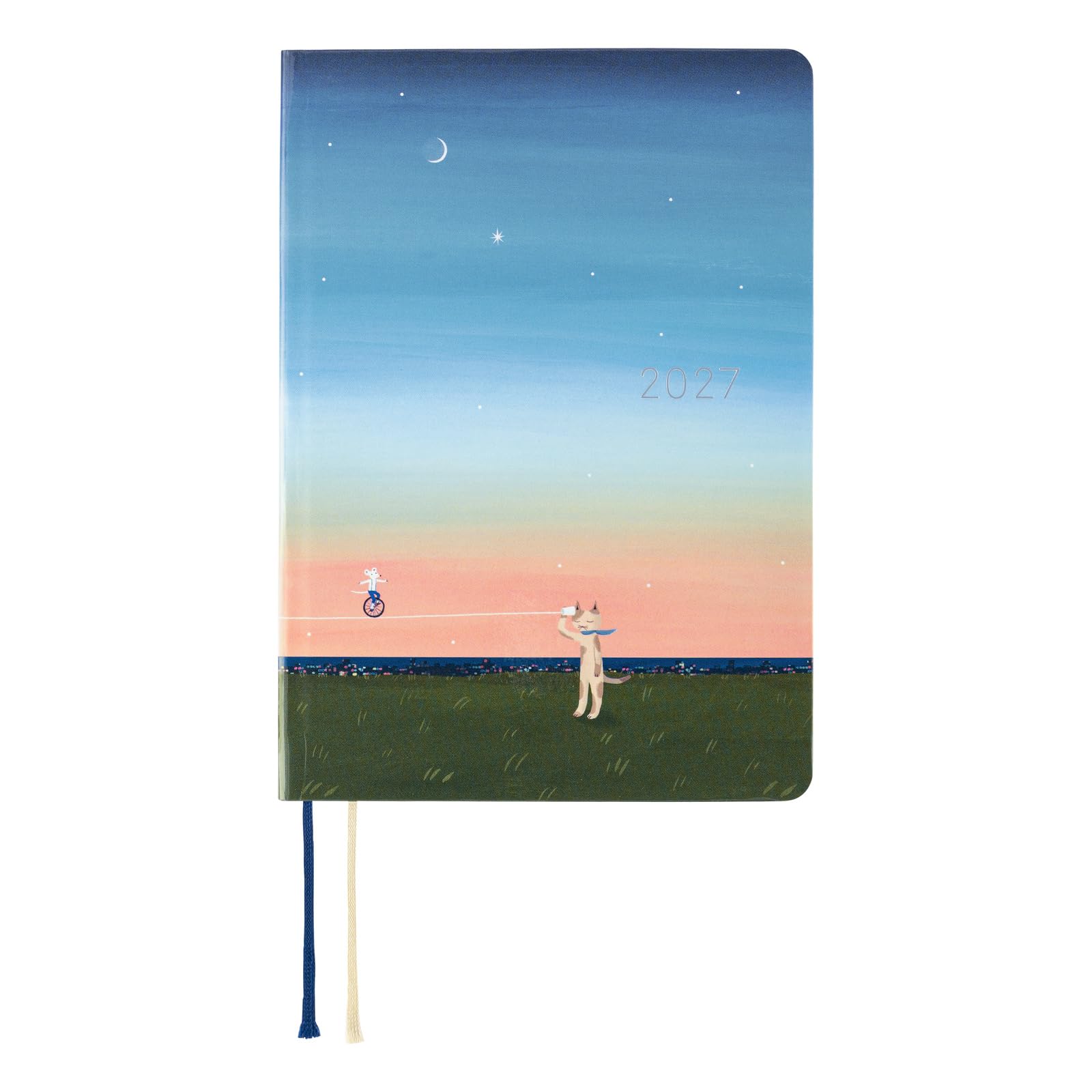Hobonichi Techo HON A6 2027 – Hiroko Kubota: String Telephone Until the Moon is Full (English, January Start)