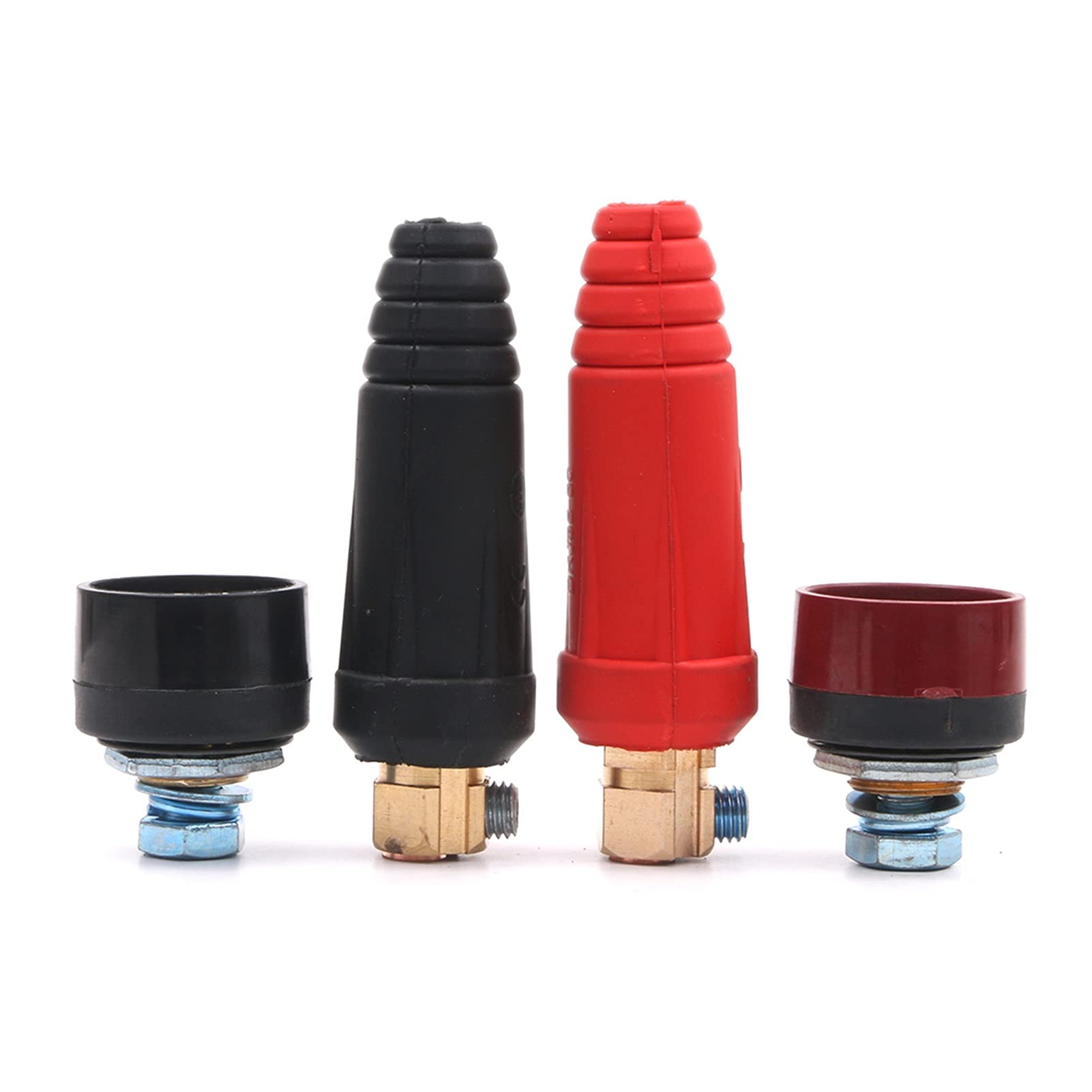 Raccord DKJ 50-70 adaptateur prise mâle soudure insert femelle rouge