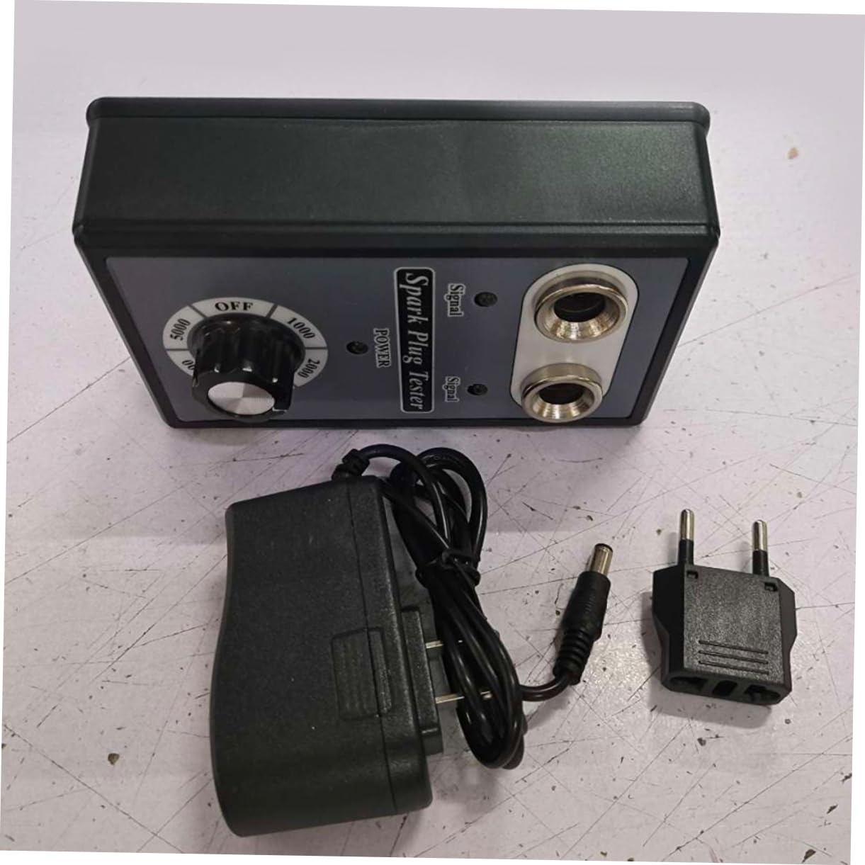Probador de Encendido para Bujía 12v de Gasolina, Dos Orificios Negro