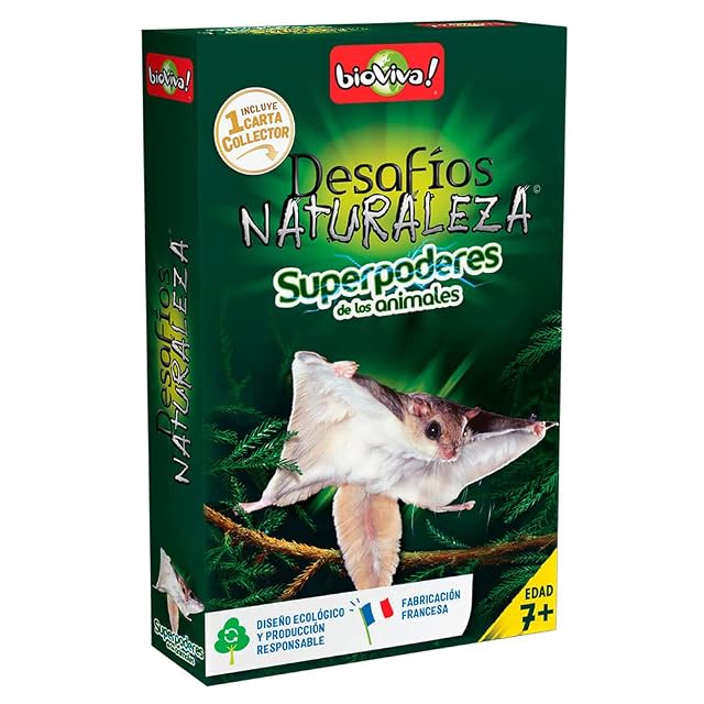 Bioviva Superpoderes de los Animales - Juego de Cartas en Español