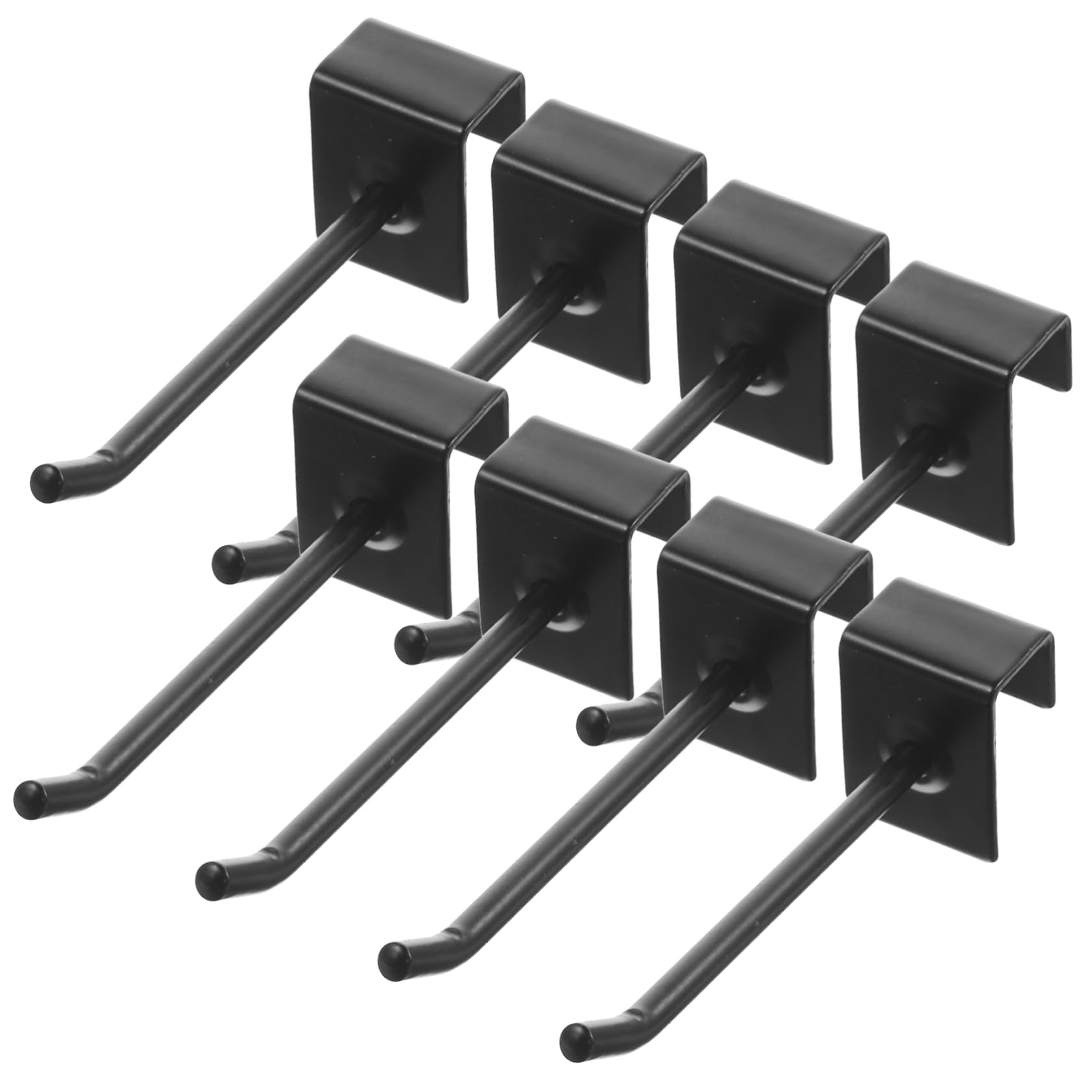 32 Stück Metall Lochwandhaken für Warenregale im Supermarkt aus Eisen mit Einfacher Montage und Platzsparendem Design für Küche und Bastelraum