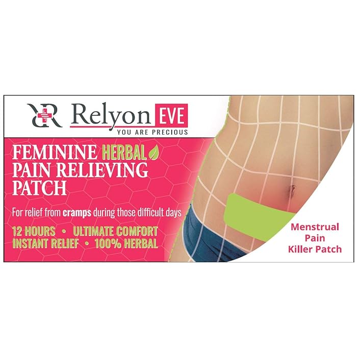 Buy RELYONEVE E Herbal Pain Relief Patches Menstrual pain Cramps