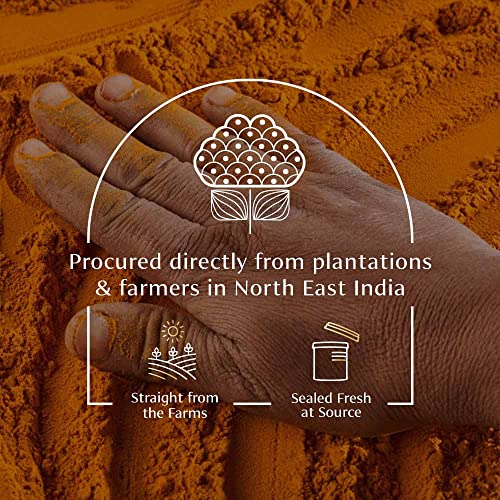 Image of VAHDAM, Lakadong Turmeric Powder w /High Curcumin (1.7oz /50g) 100% Raw from India, Gluten-Free, Non-GMO | Premium Quality & Aroma | Direct from Source