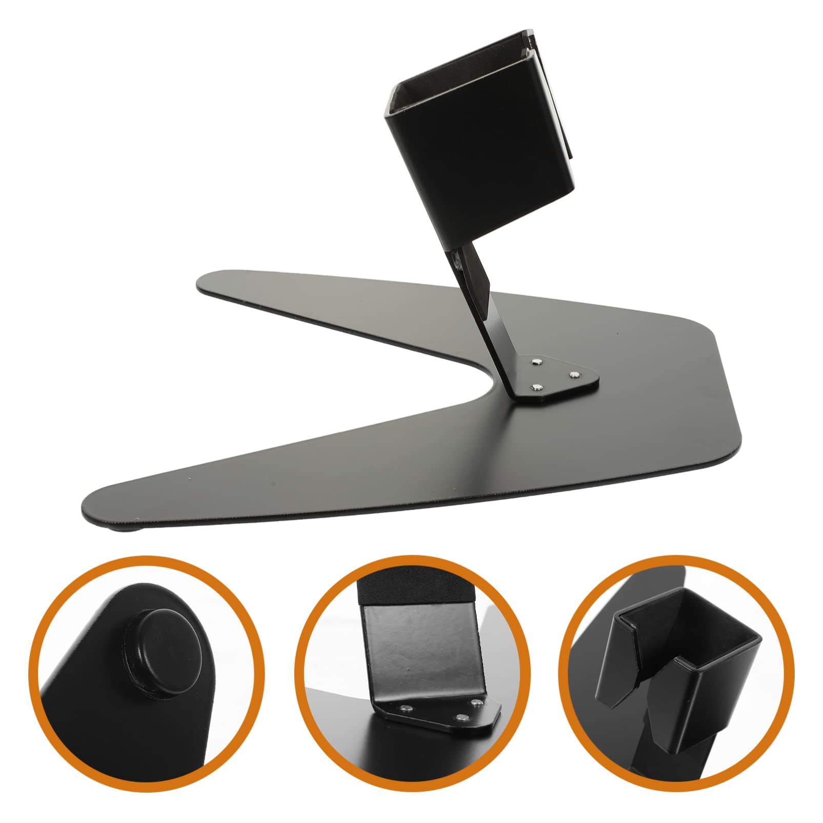 SUPVOX Soporte Bordes Suaves y Diseño Delicado de Hierro Negro para Instrumentos de Viento Digitales Adecuado para Almacenamiento y Uso Hogar