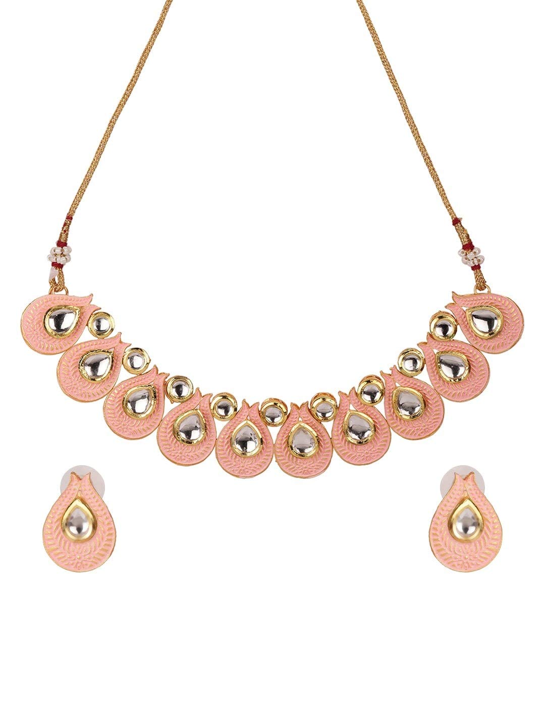 Gold-Plated Beads Jewellery Set, Elegant Gift