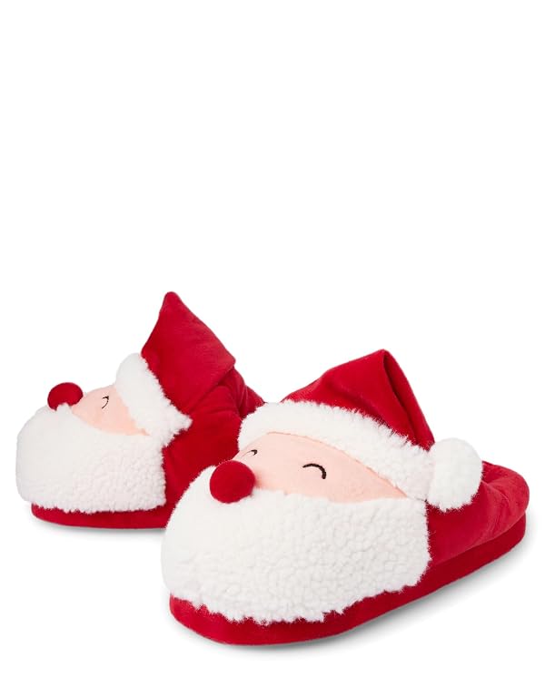 The Children's Place,Unisex,Adult Christmas Slipper,Red Santa,Medium by The Children's Place - Used condition - Image 2