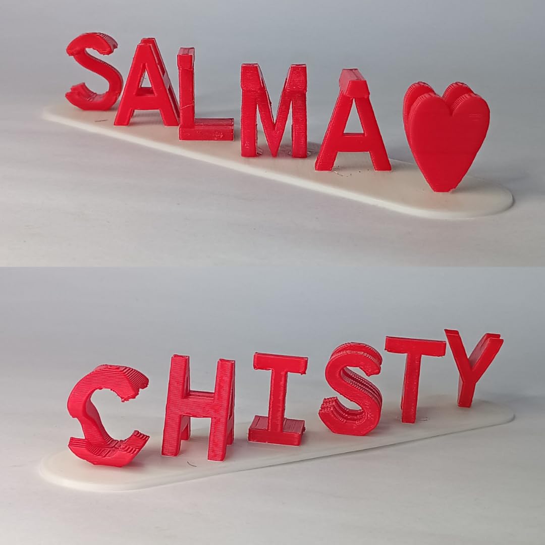 Couple Name (Two color) | Personalized Dual Name Illusion | 3D Flip Name Plate | Gift for Husband Wife Boyfriend, Valentine, Anniversary, Birthday, Wedding (Upto 7 Character) — Amazon image 3