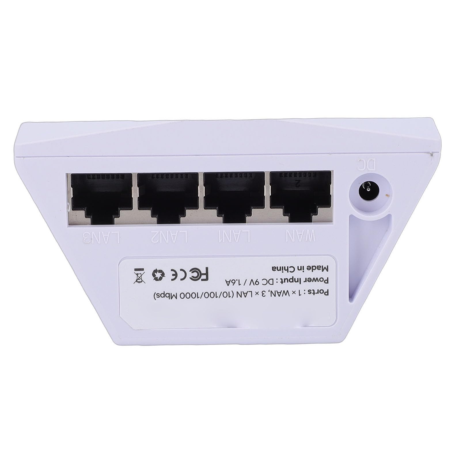 Stacja Dokująca Gigabit Ethernet 4-portowy RJ45 10/100/1000Mbps z VLAN QoS do Montażu na ścianie Plug and Play dla Miniroutera TV Komputer