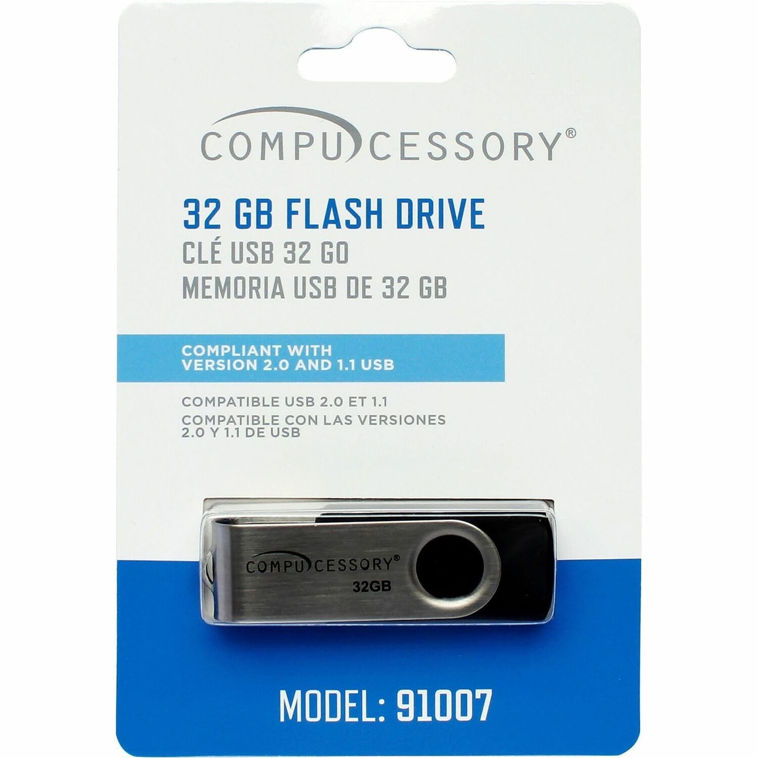 Compucessory Unidad Flash USB 3.0 de 32 GB (CCS91007).