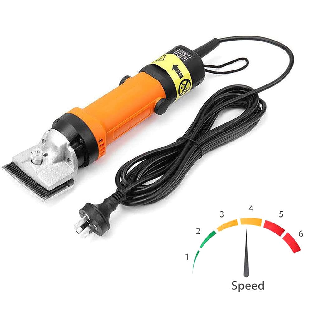 Profesional Maquina de Esquilar para Caballo, Esquiladora Caballos 690W & 6 Velocidades Ajustables Eléctrica Maquinilla Cortapelos para Animales de Granja Grandes, Cuidado del Caballo