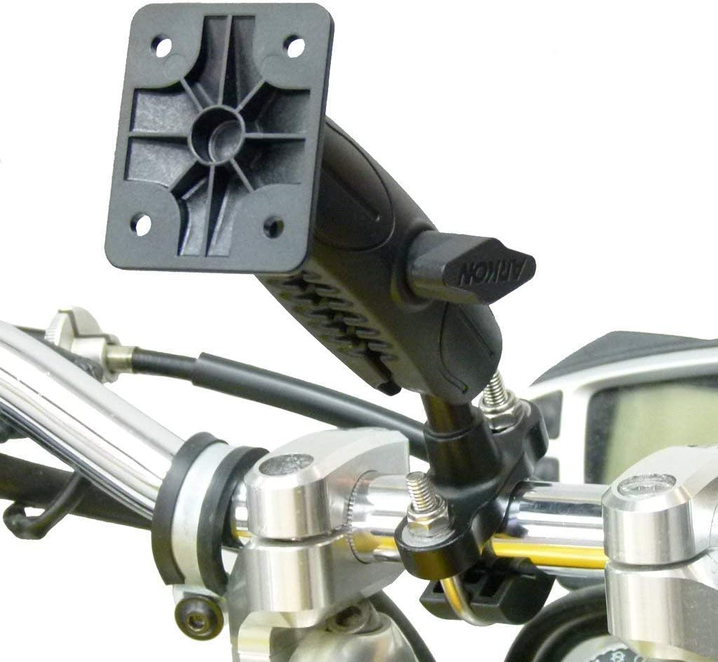 9cm Extended ATV Handlebar Mount & 4 Hole AMPS Adapter for Garmin Tread (sku 57291)