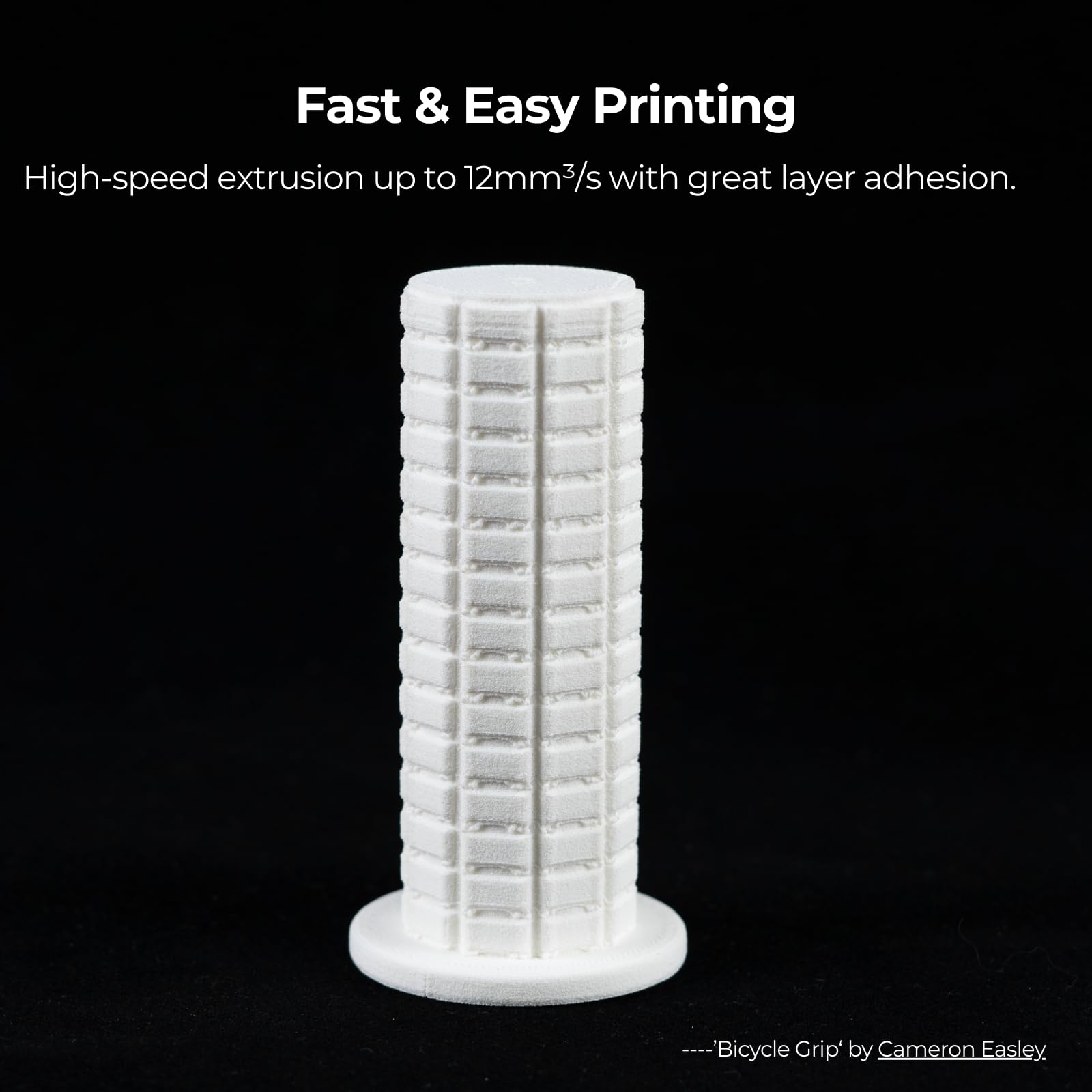 Siraya Tech Flex TPU Air – lekki, aktywnie pieniący się filament TPU, regulowana twardość 65A – 82 A, filament do drukarki 3D, szybkie drukowanie, miękki, do materiałów do druku 3D (biały, 1 kg)