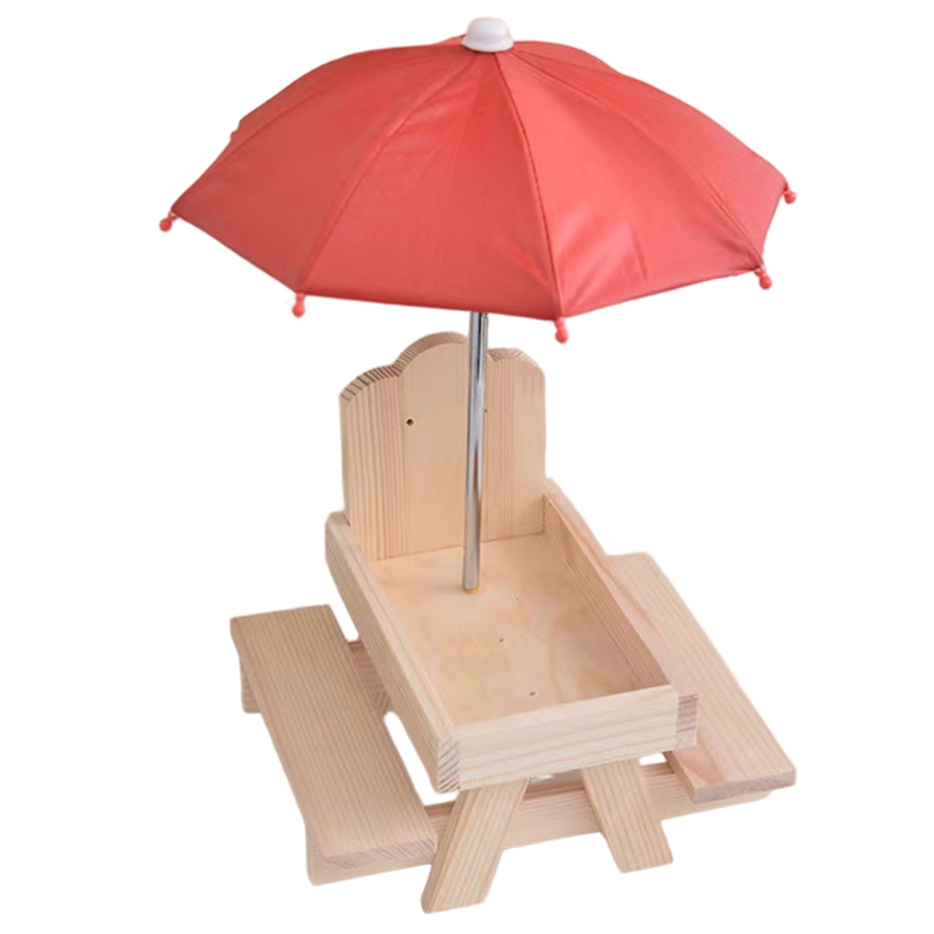 Table de pique-nique pour écureuils mangeoire tamias avec porte-épi