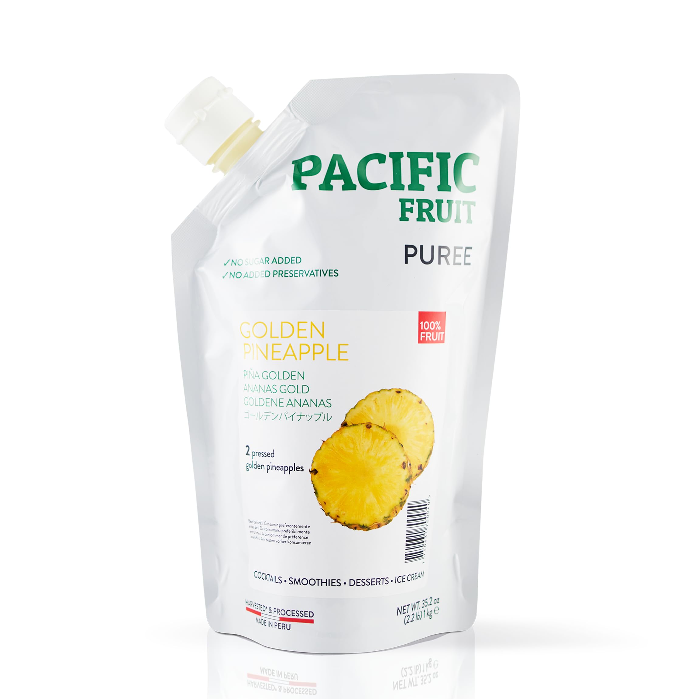 PACIFIC FRUIT – Pure Pineapple juice 100% pineapple juice no sugar added – Jugo de piña – 100% FRUIT