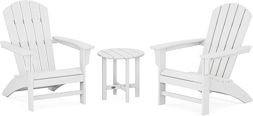 Trex Outdoor Furniture™ Yacht Club 3-Piece Adirondack Set in Classic White