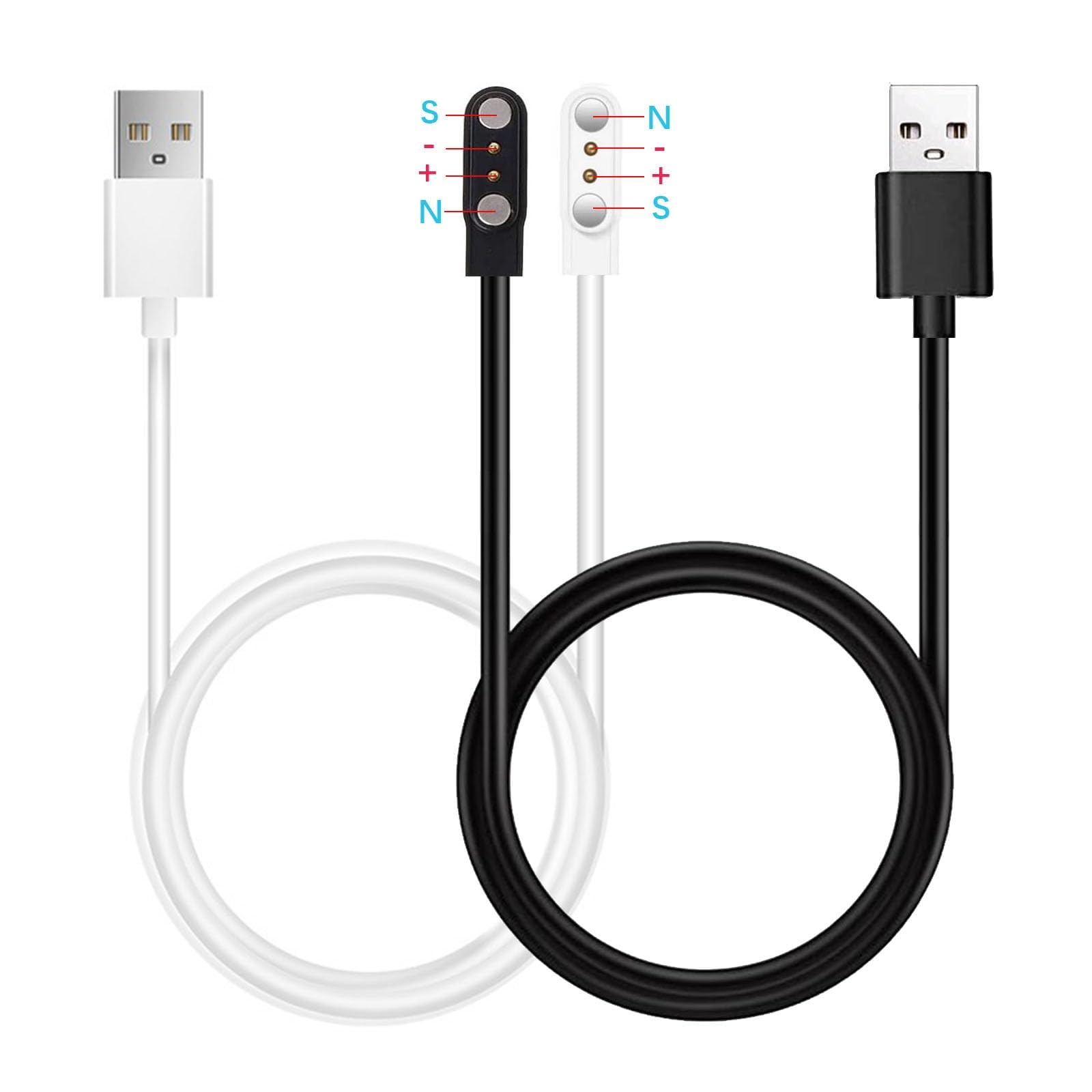 Cargador OUKITEL V8 cable de carga magnética para reloj inteligente USB 8