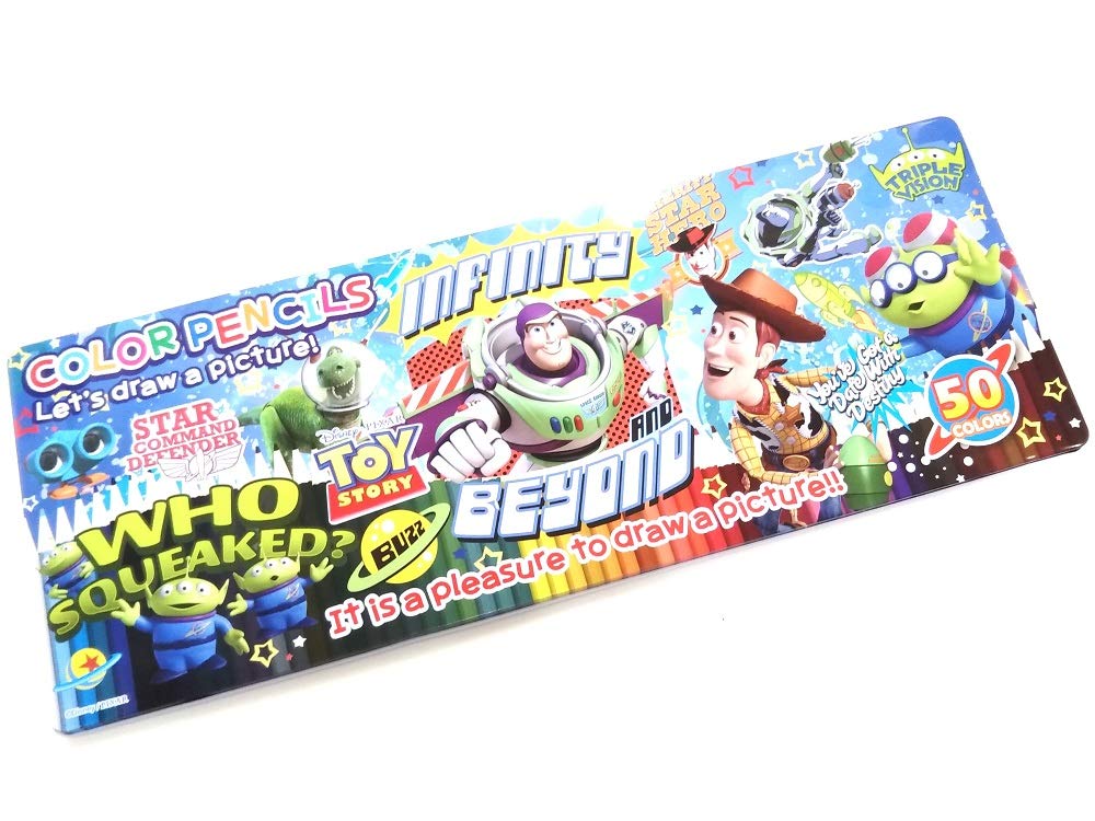 Amazon | ディズニー◇50色鉛筆/50色えんぴつ/トイストーリーのバズ