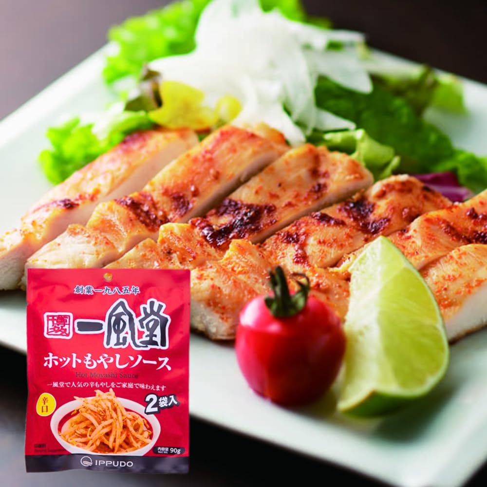 【 一風堂 】ホットもやしソース 小袋タイプ 手軽にホットもやしが作れる もやし以外にも使える万能ソース 温野菜や冷奴など何にでも合う おうちでIPPUDO もやし炒め ドレッシング きゅうり