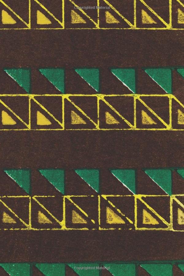 Journal: Blank Lined Journal for Writing, 6x9", Japanese Geometric Textile Design by Furuya Korin (Vintage Japanese Woodblock Textile Motif Series, Band 6)