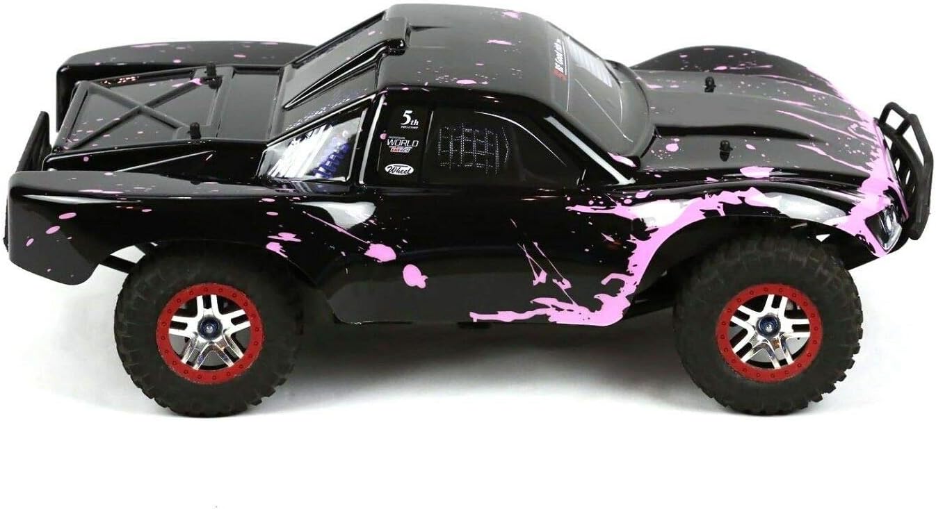 SummitLink Compatible Custom Body Muddy Pink Over Black Replacement for 1/10 Scale RC Car or Truck (Truck not Included) SS-BP-03