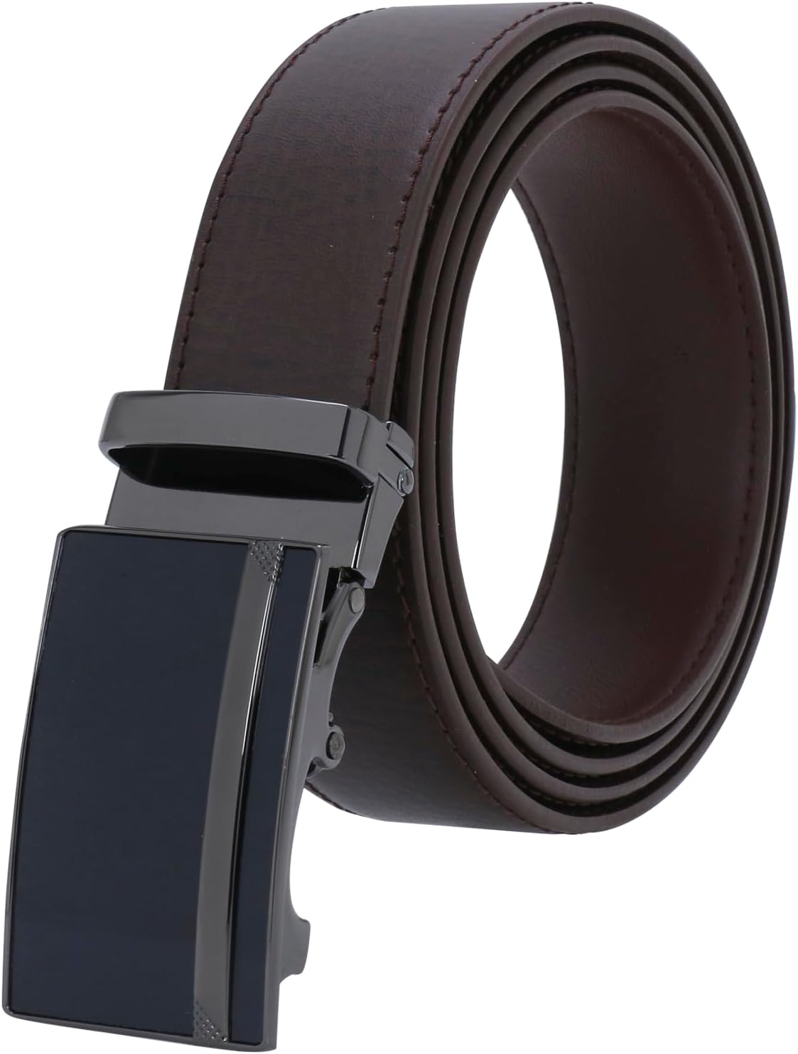 Men's Auto Lock PU Leather Belt