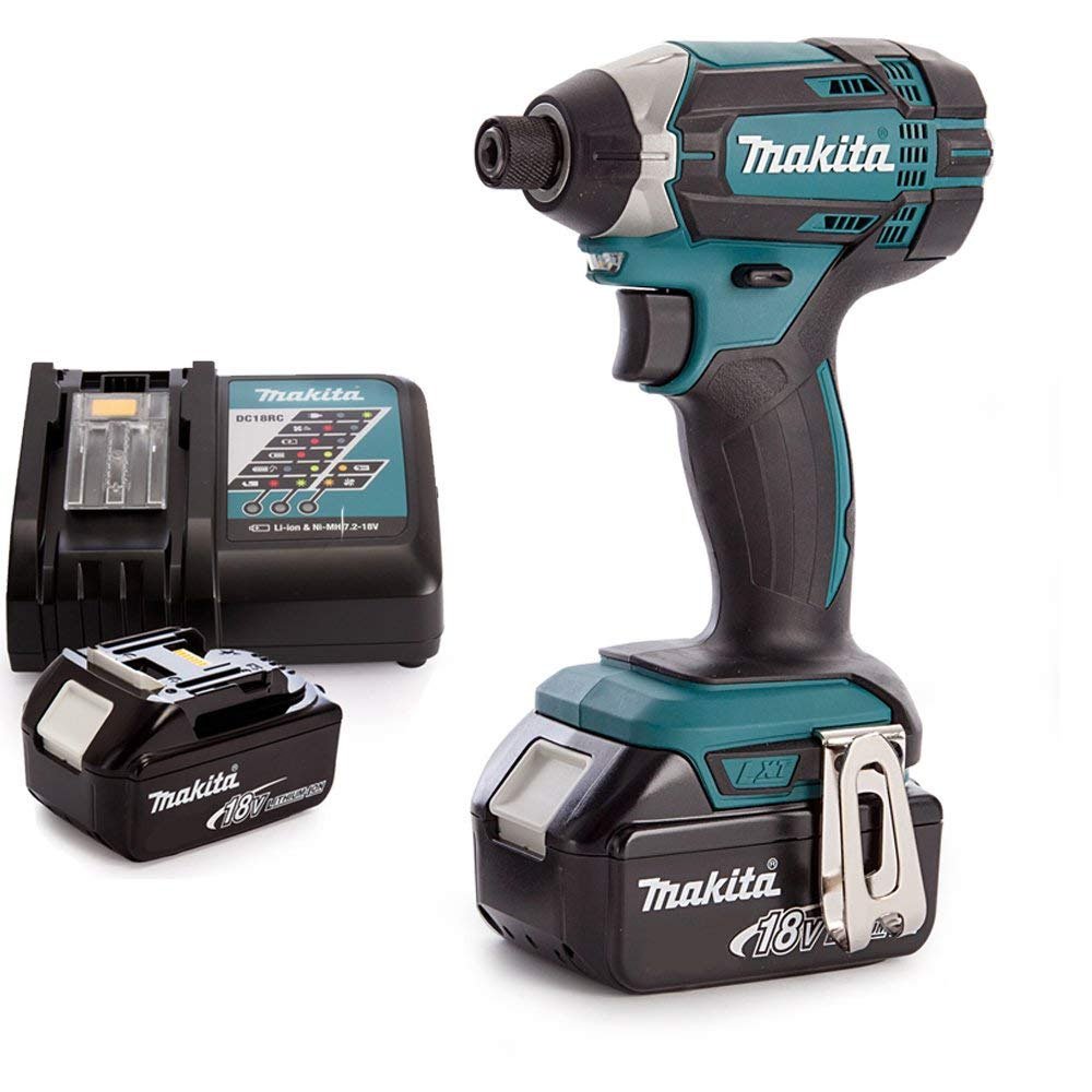 Makita DTD152Z LXT 18v Impact Driver Body with 2 x 3Ah Batteries & Charger