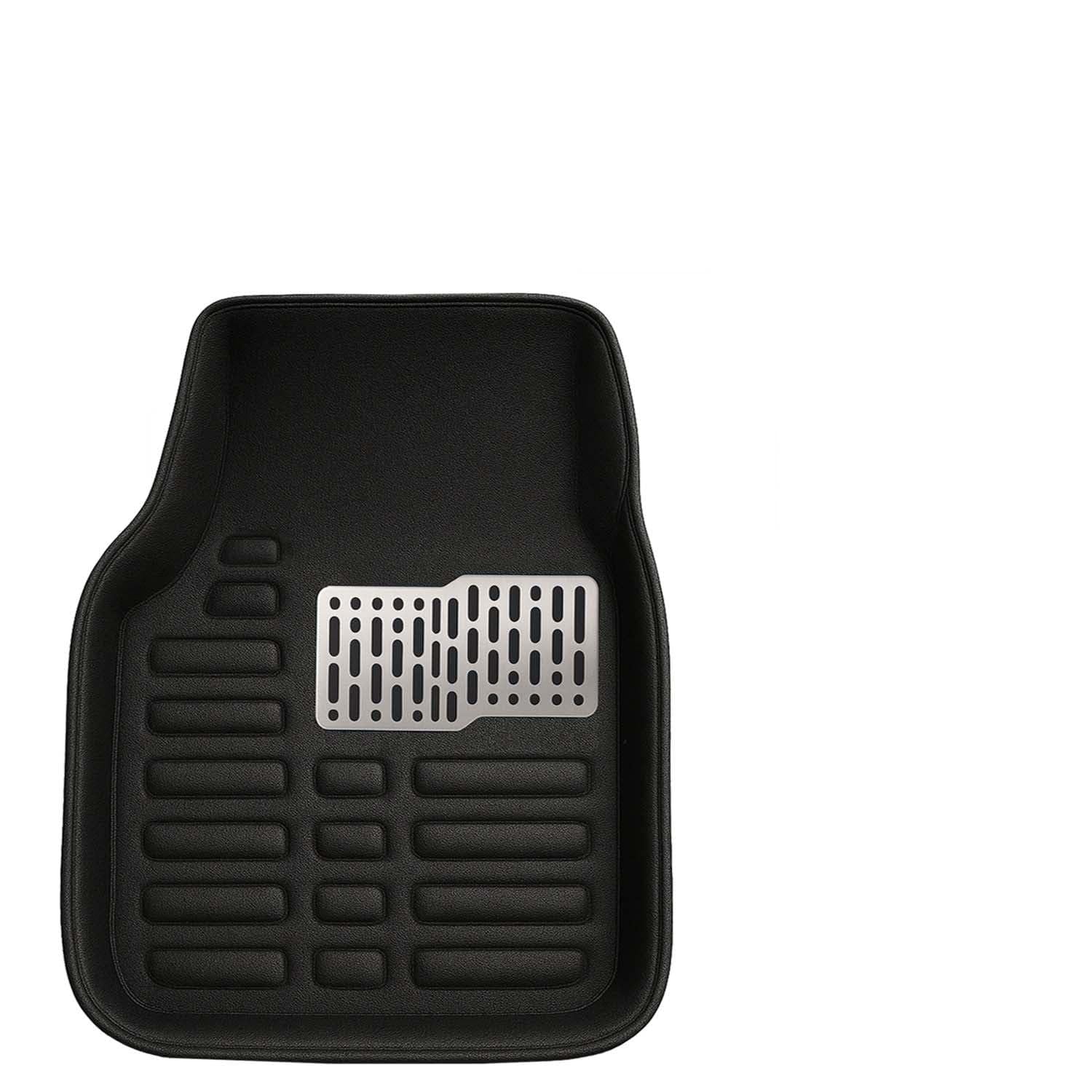 Kingsway Accessories Premium 4D Car Floor Mats Only Compatible with Maruti Suzuki Vitara Brezza Year 2016 to 2019 All Model, Set of 3 Pcs, 100% Waterproof Tray Shape PVC 4D Car Foot Mats, Black-image-9