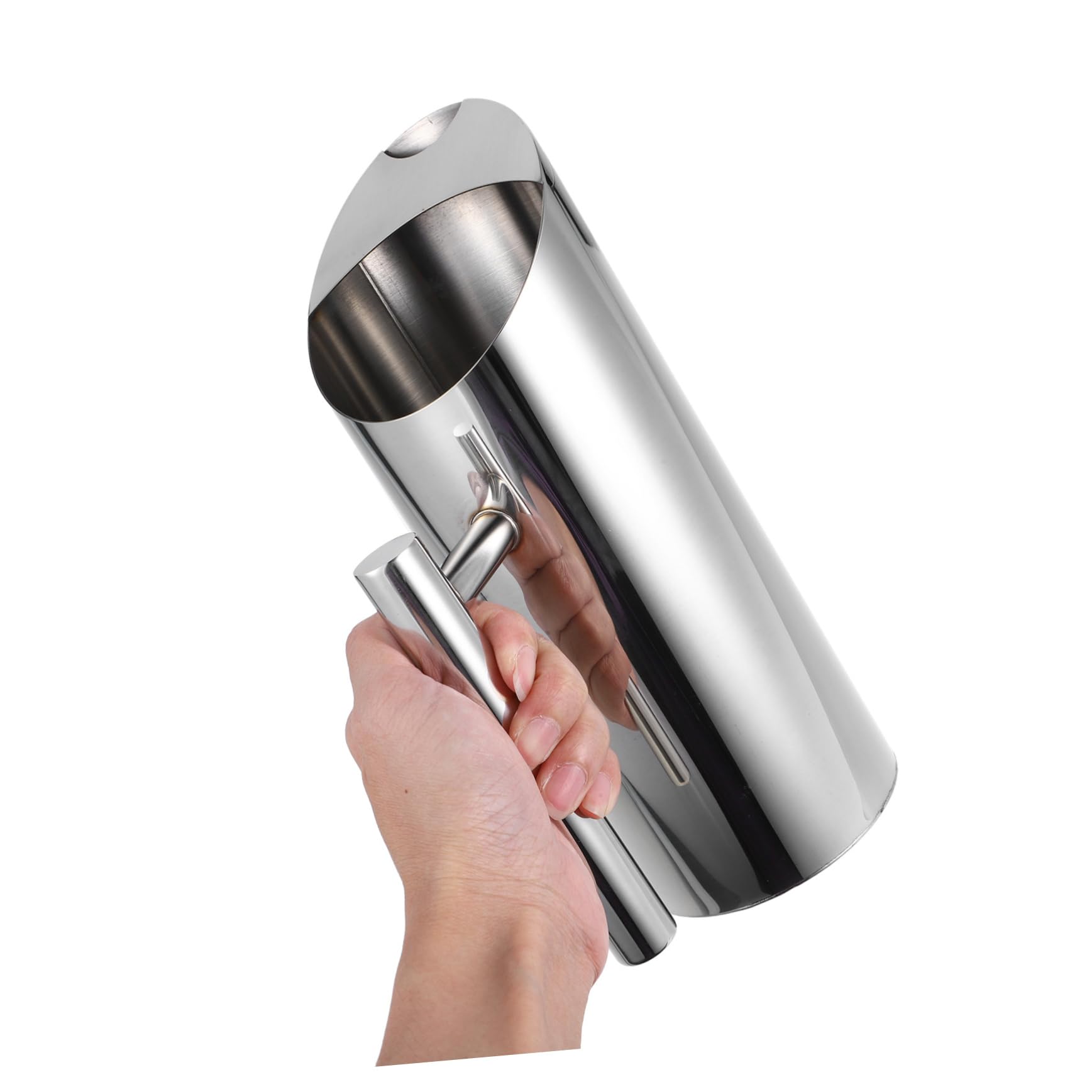 Jarra De De Acero Inoxidable Recipiente De Metal Pulido Para Bebidas Frías Jugos Para Restaurantes Hogares y Bares Jarras De Agua De Acero Inoxidable