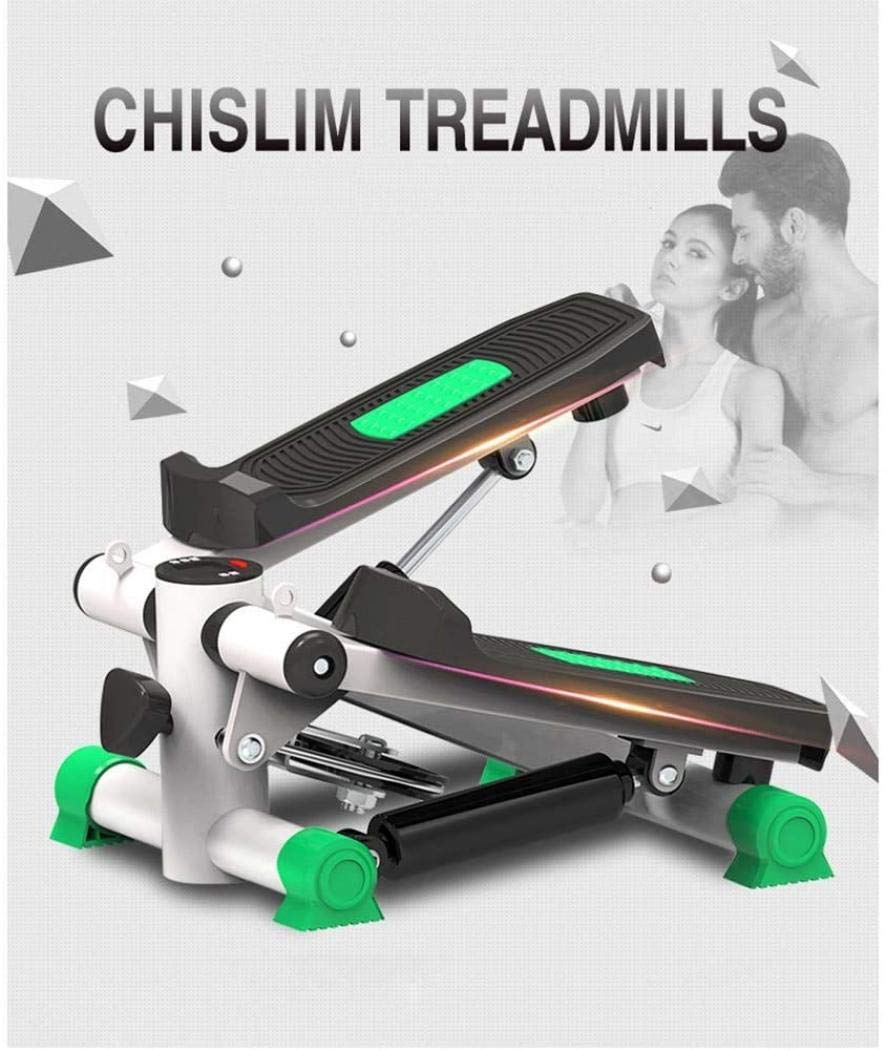 Mini Paso a Paso, máquina Paso a Paso, Equipo de Ejercicios de Giro silencioso para el hogar con Bandas de Resistencia, Adecuado para Sala de Estar, Oficina, Gimnasio