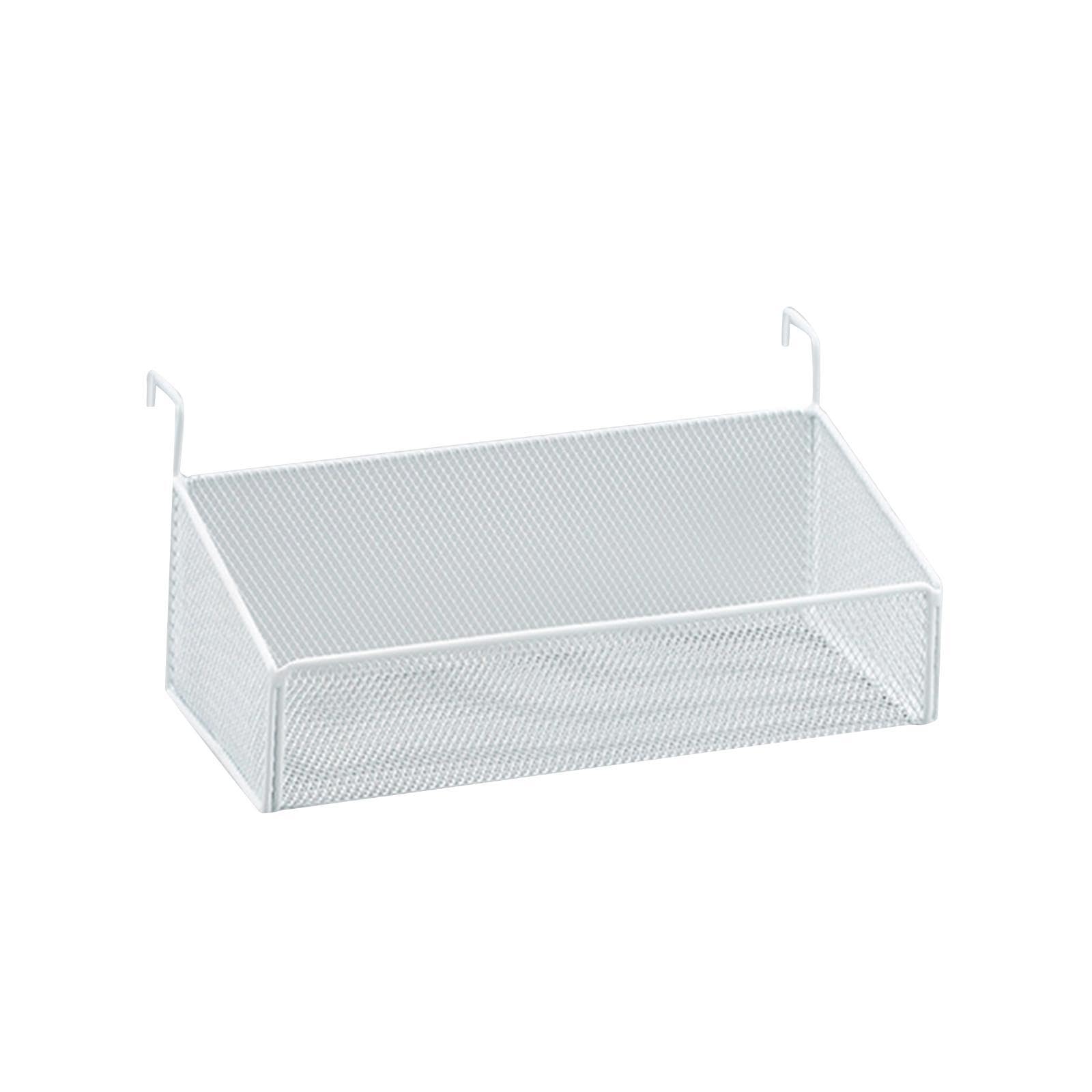 PUXZYAX Multipurpose Hanging Storage Basket Bunk Bed Office Cubical Helps Order To Chaotic Spaces Bedside Shelf Hanging Storage Basket Is Solution To Bedroom , white , S
