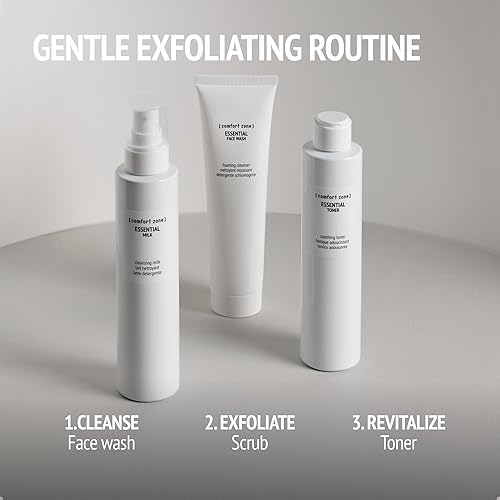 Miniatura 5 de [ Comfort Zone ] Essential Illuminating Refining Scrub, sin color ni tinte, fresco y vibrante con exfoliación de cítricos y hierbas, 2.02 onzas