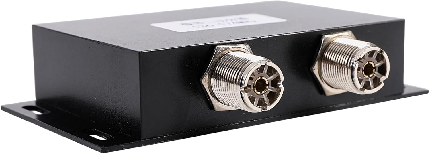 GA-SU2 AIS VHF Antenna Splitter UHF Splitter Way Splitter for 136-174MHz HAM CB or VHF Radio 50 Ohm VHF Splitter with UHF Female (SO-239) VHF Splitter Two Way VHF Antenna Power Splitter