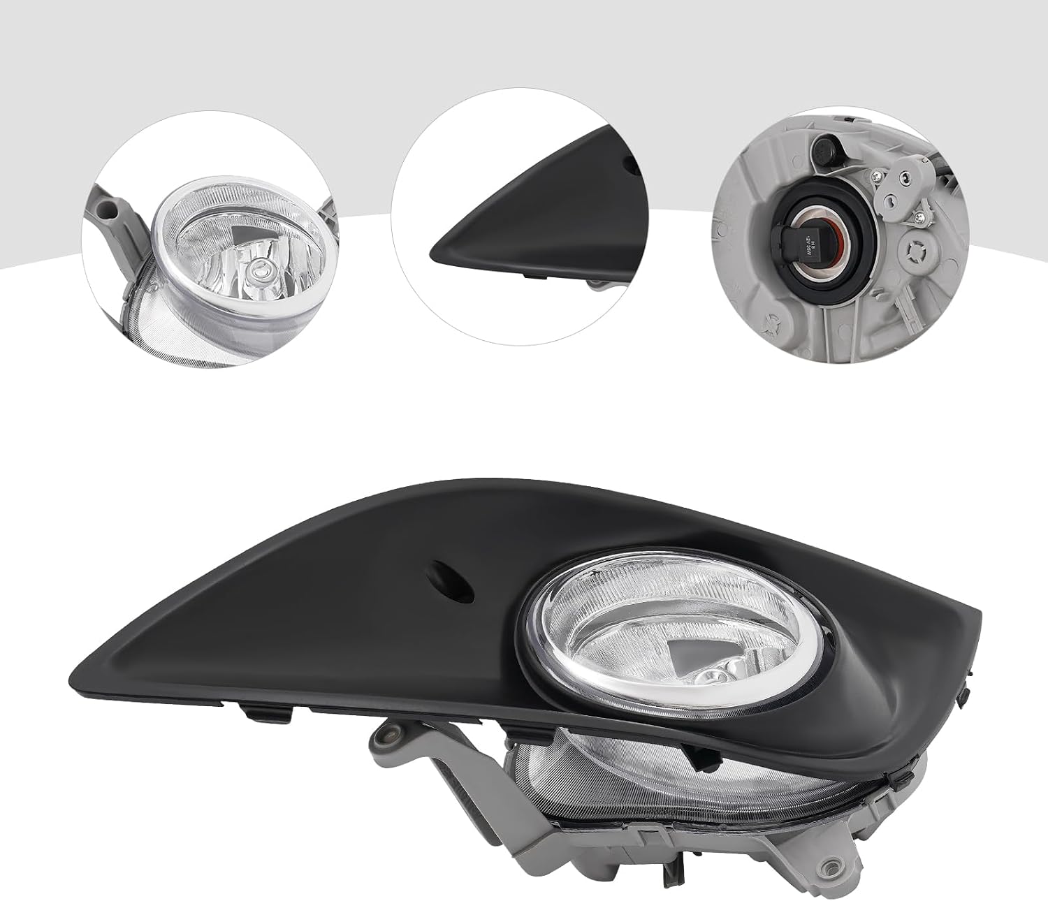 Halogen Fog lights, Fog lights Fit For 2013 2014 2015 2016 Hyundai Veloster Turbo, Fog lights Assembly Direct Replacement Fully Compatible, OE 865232V500 (Driver Side)