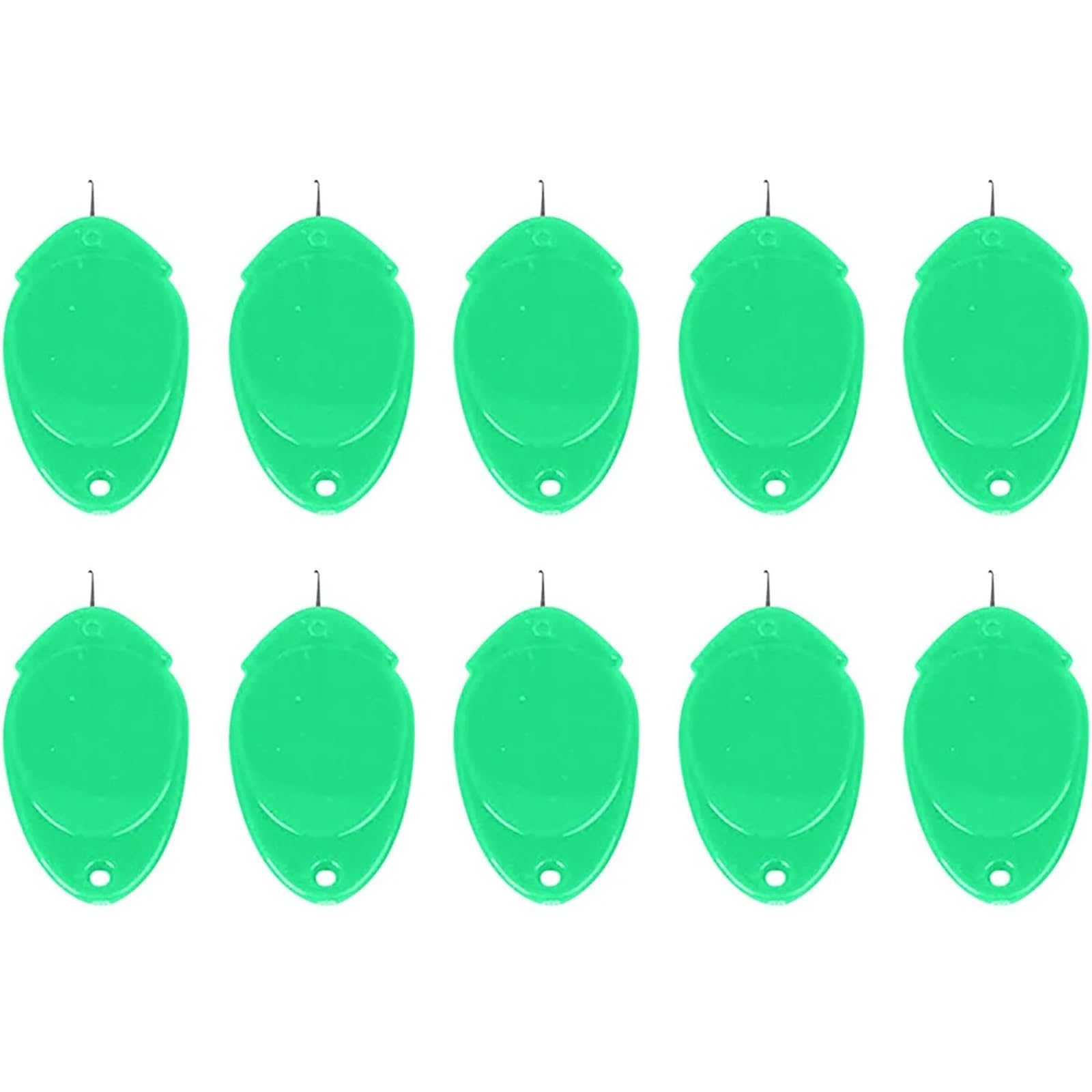 Sewing Needle Threaders 100pcs Multicolor(Green)