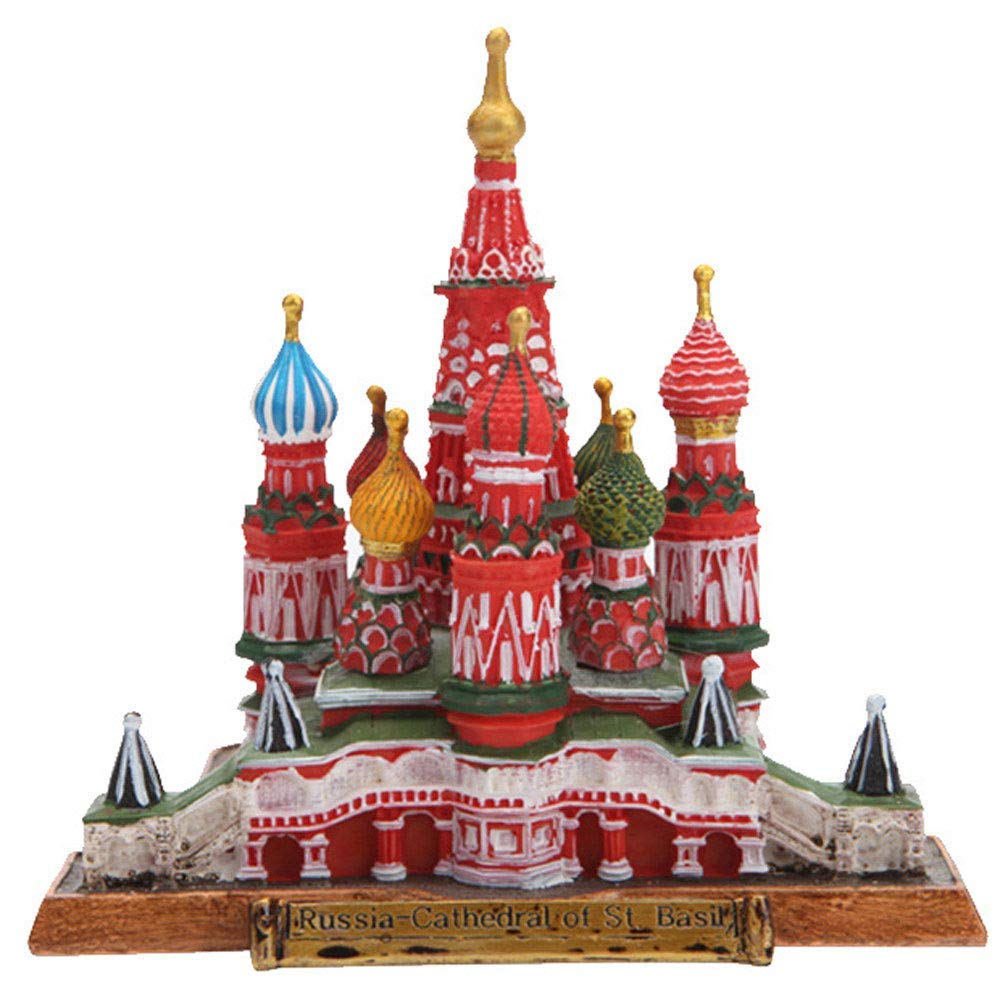 Église russe Vasily en résine : statue de sculpture décorative