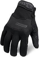 Ironclad Women's Tactical Operator Pro Gloves Stealth Black - Synthetic Leather Palm, Neoprene Knuckle Guard, Machine Washable