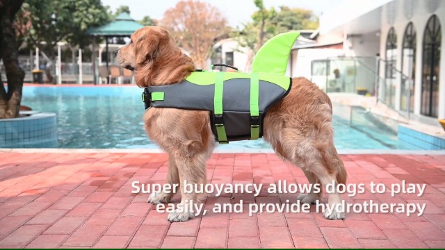 Doglay Dog Life Vest, Ripstop Shark Dog Life Jacket for Swimming Boating, Adjustable Life Jackets for Dogs with Rescue… - Image 8