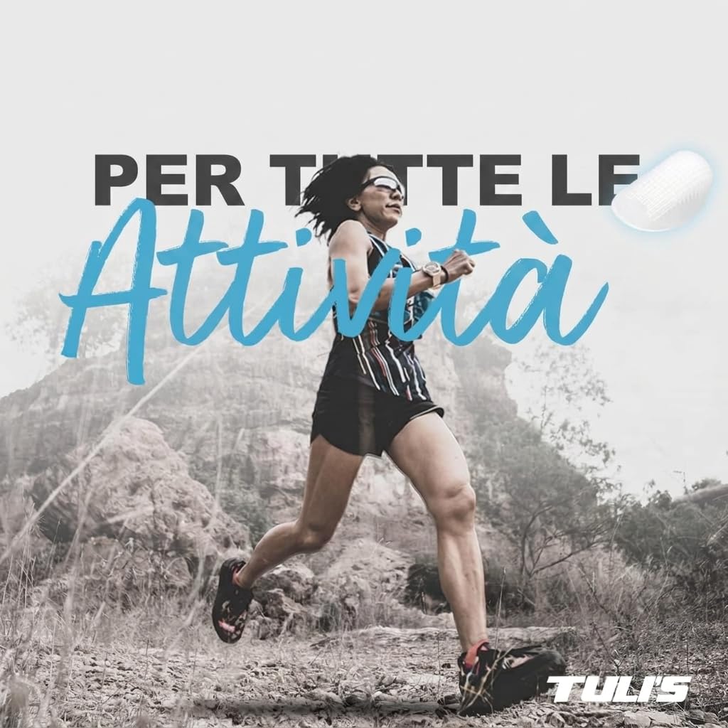 Tuli's Classic Gel Heel Cups Tallonette in gel Grande, 1 Paio | Ammortizzanti – Fastidio al tallone - Fascite plantare & spina calcaneare