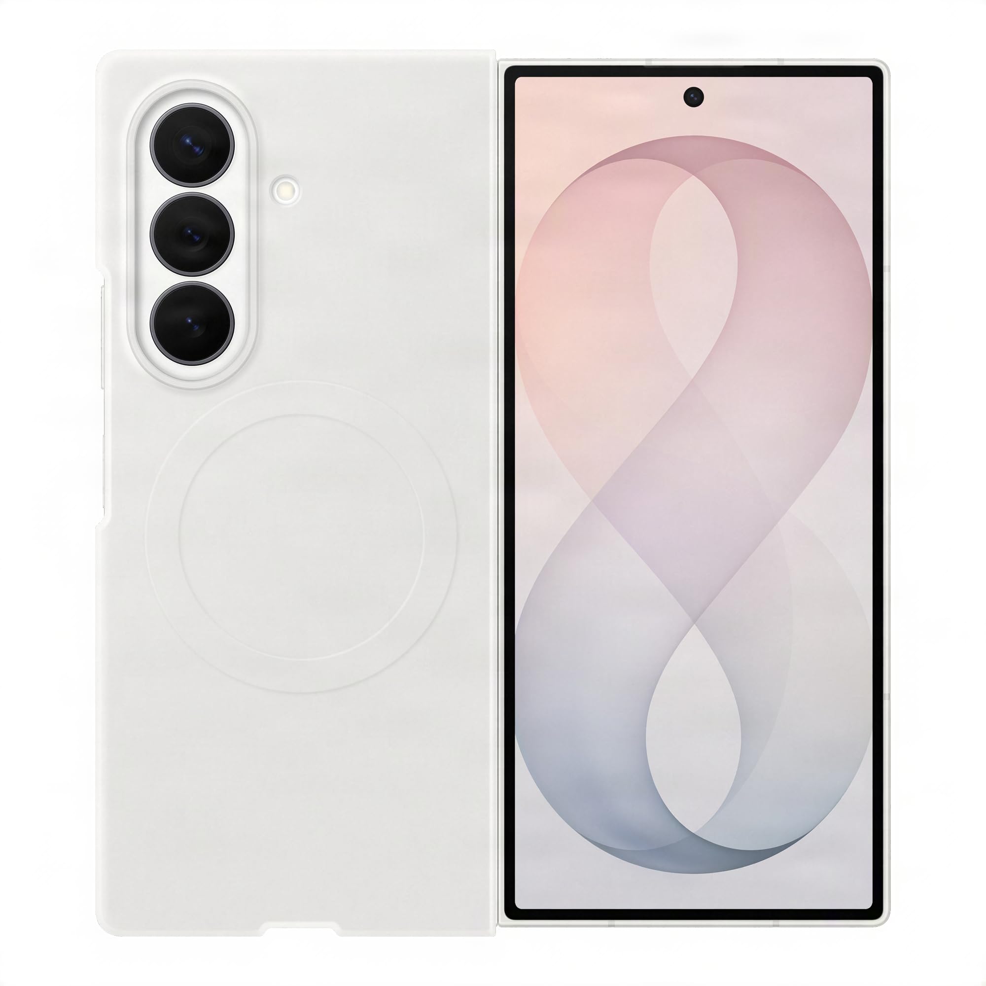 Samsung Official Silicone Magnet Case for Galaxy Z Fold8 Ultra Cream