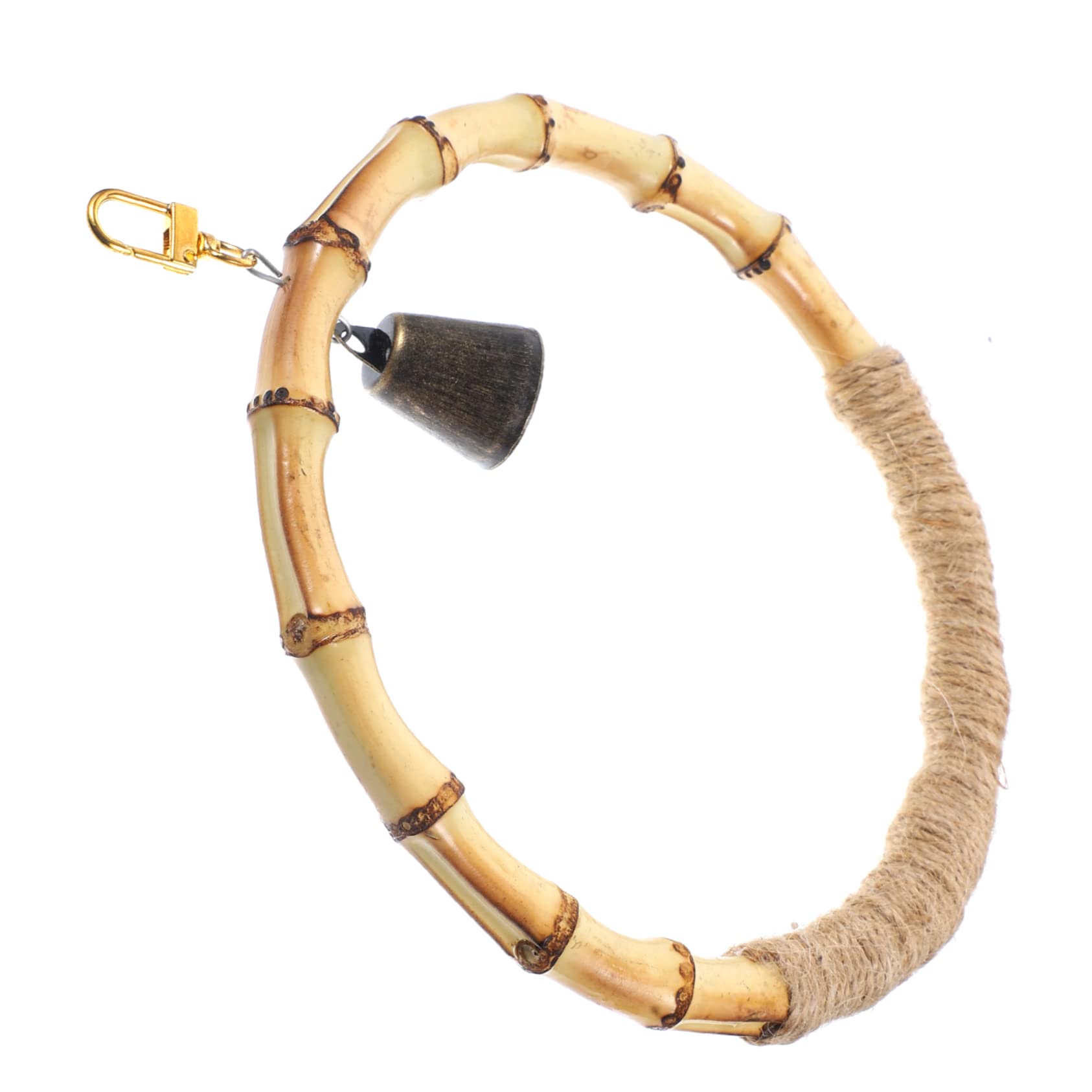 Beaupretty 3piezas Columpio para Pájaros De Natural Juguete Colgante para Periquitos y Loros para Jaulas Estable y Seguro Diversión y Estimulación para Mascotas Pequeñas