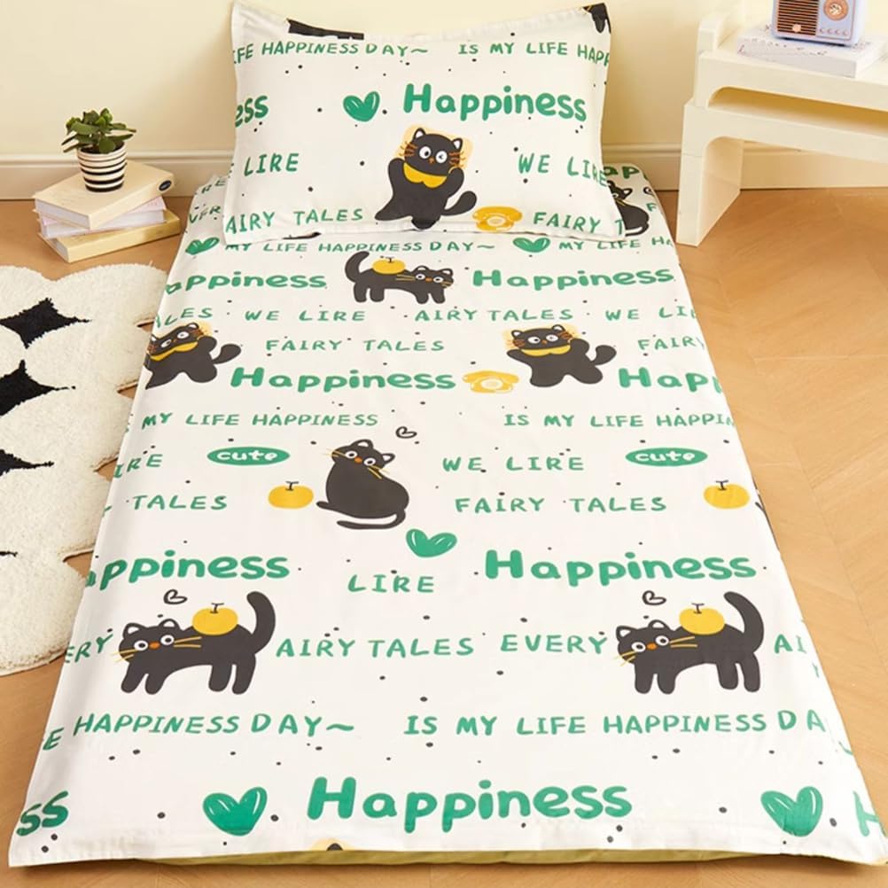 C,80x190cm, 100% Cotton Futon Floor Mattress Cover with Zipper Traditional Japanese Futon Mattress Cover Tatami Mattress Cover Dustproof Mattress Protector for Bedroom Dormitory