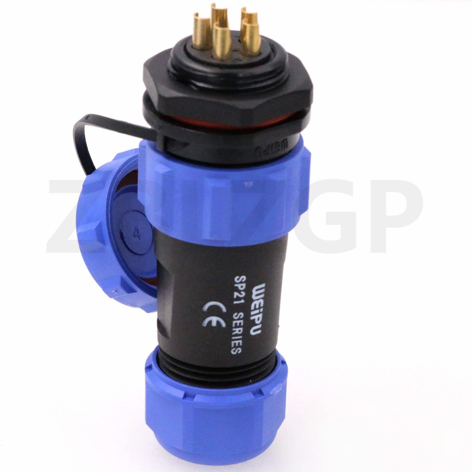 WEIPU SP21 SP2110/P+SP2112/S IP68 Étanche 5 Broches Docking Screw Souder Câble Connecteur Mâle