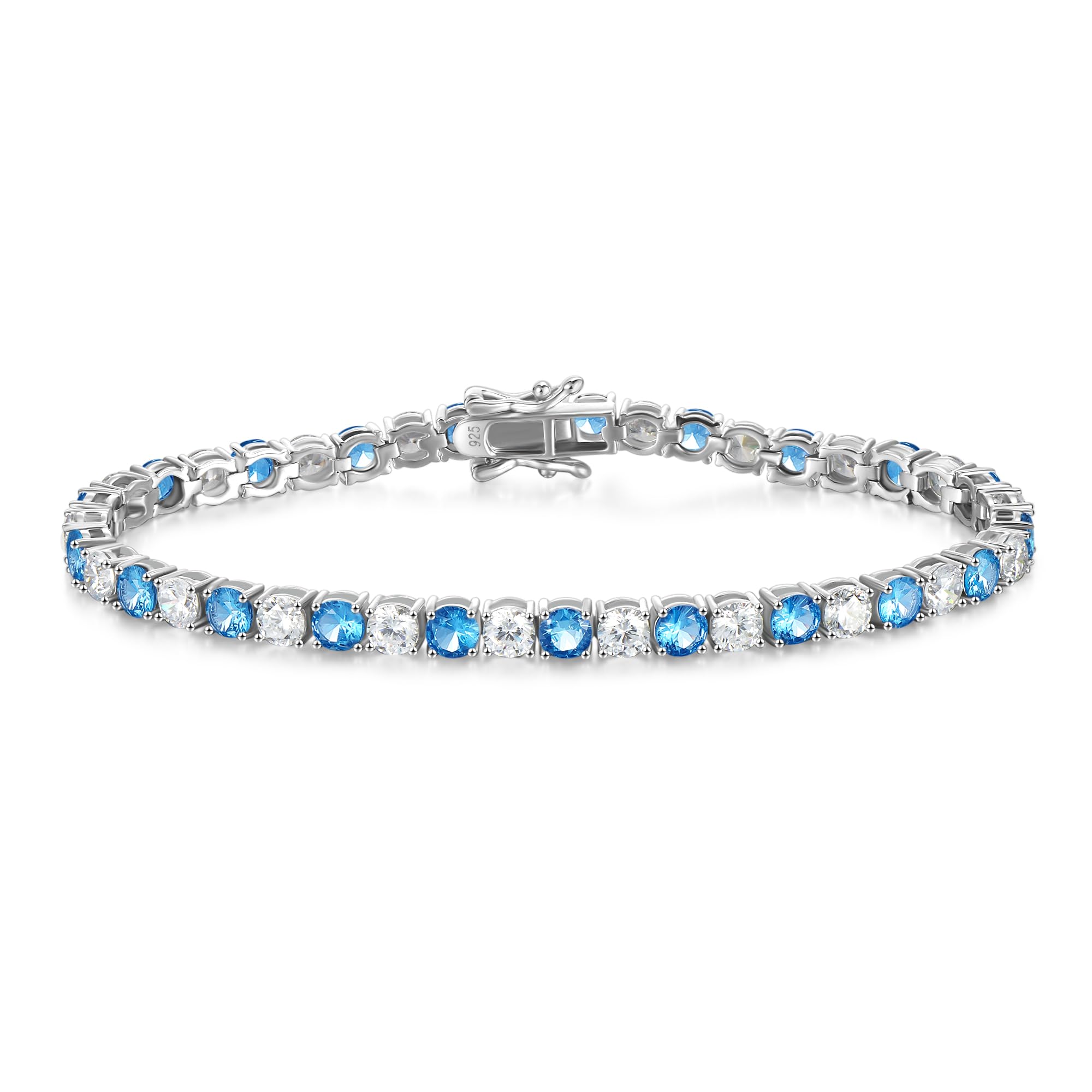 FANCIME Silber Tennisarmband für Damen, 925 Sterling Silber