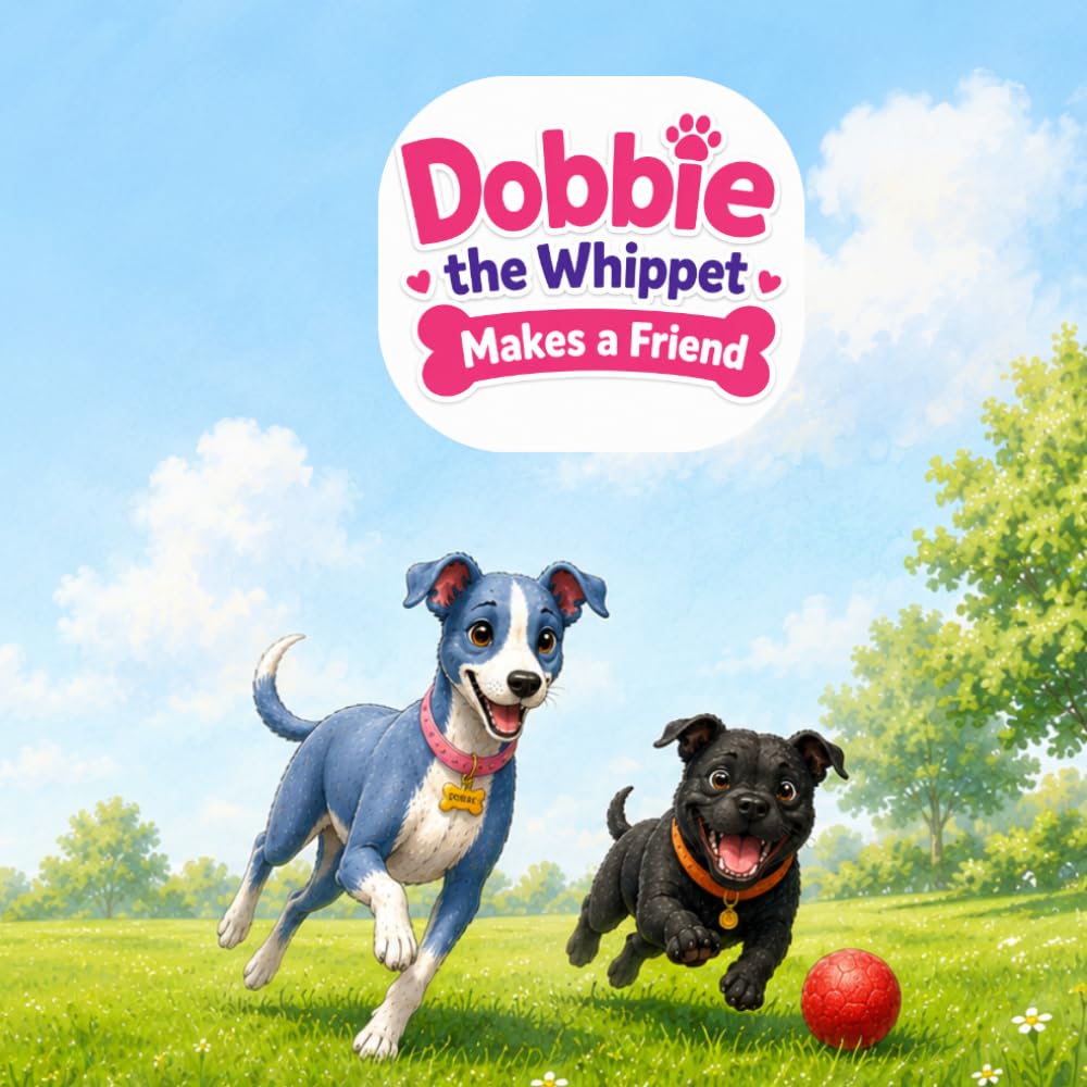 Dobbie the Whippet Makes a Friemd: A Cute and Simple Children’s Story About Friendship, Differences, and Confidence. (Adventures of Dobbie the Whippet)