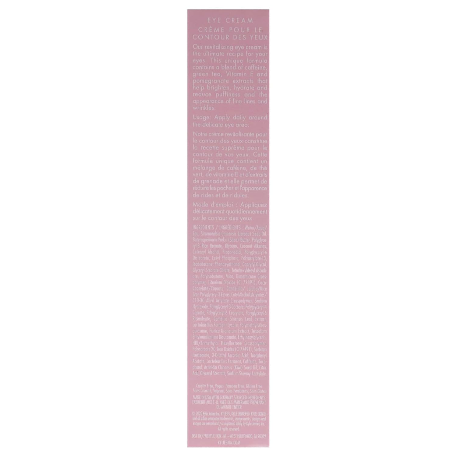 Kylie Cosmetics Skin Eye Cream for Women - 0.57 oz Cream