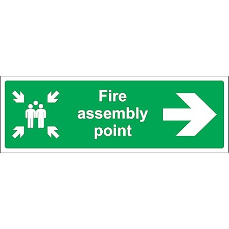 Aazon.co: Fire Exit Arrow Safety Signs 300 X 100 - Pack Of 10 - View #4