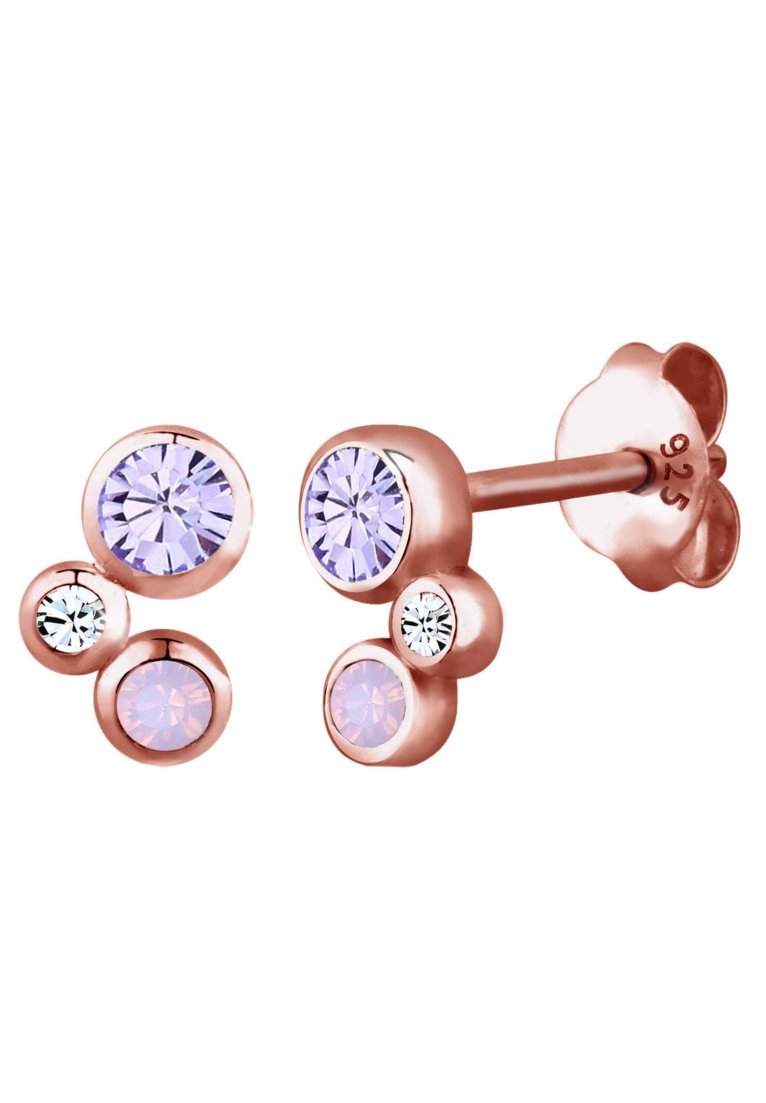Elli Earrings Classic Crystals 925 Sterling Silver