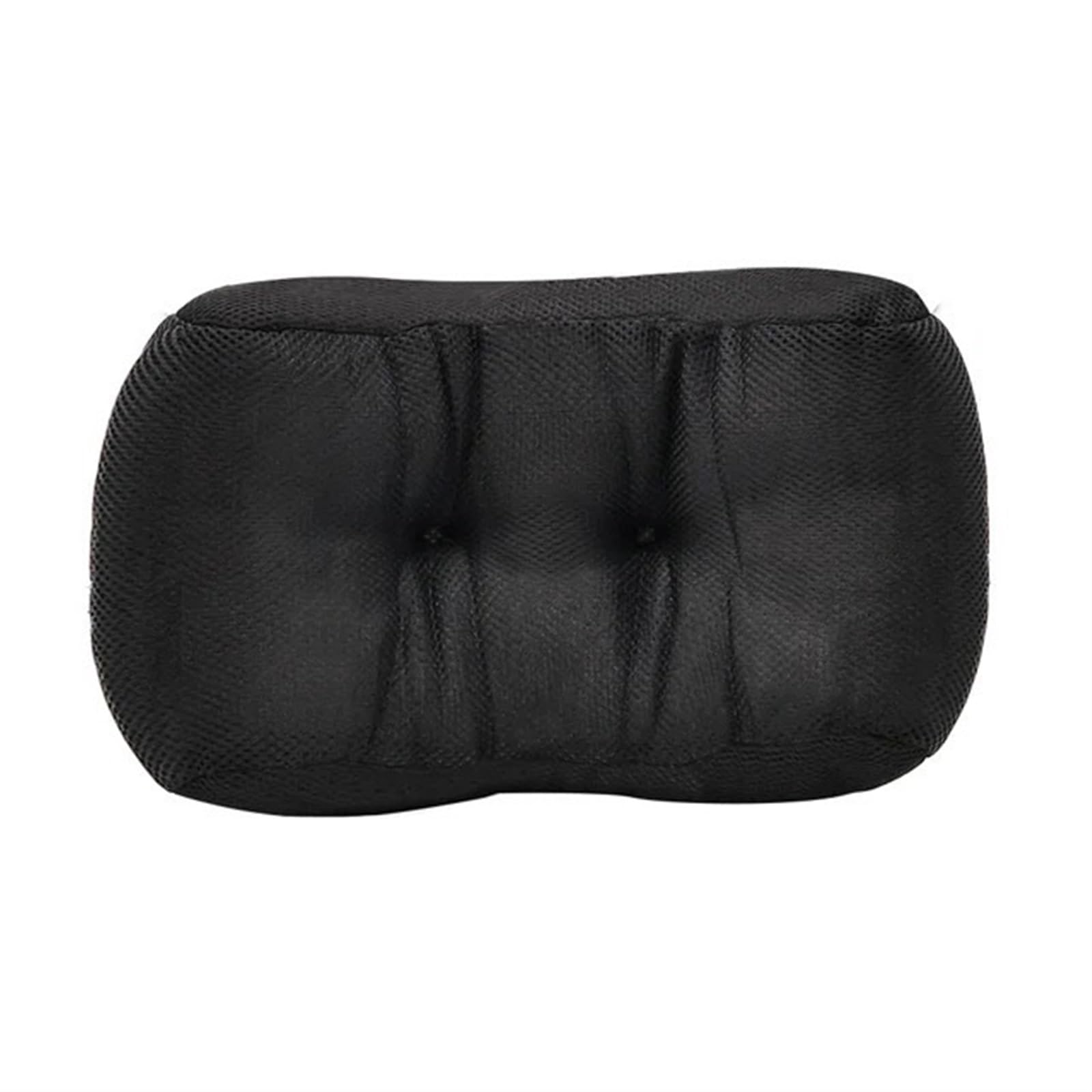 1 cojín lumbar para asiento de oficina, cojín lumbar para coche, cojín lumbar para silla, soporte de cintura, almohada para sofá (negro)