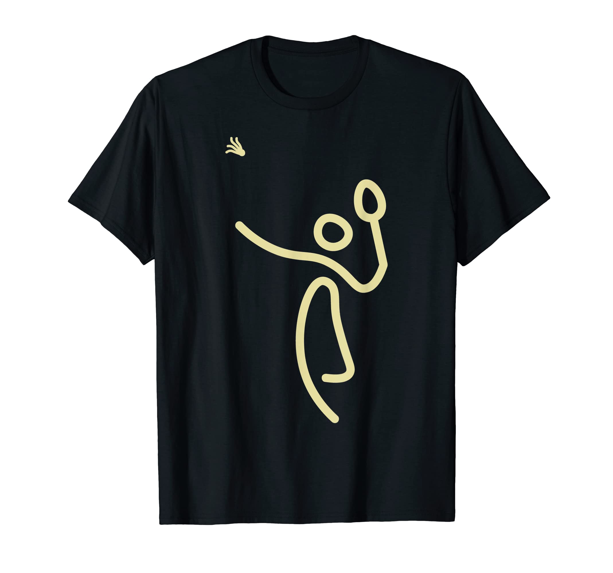 Badminton Stick Man – Shuttlecock Gift Idea T-Shirt